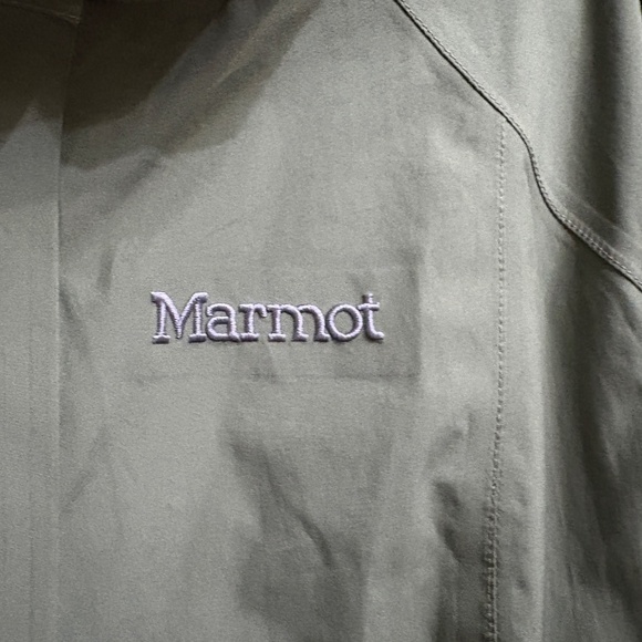 Marmot Green Rain Coat Jacket Essential Gore-Tex Women Size XL Waterproof $230 - Picture 5 of 16